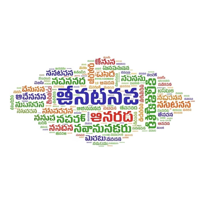 Vibrant Telugu Keyword Cloud Vibrant Telugu Keyword Cloud