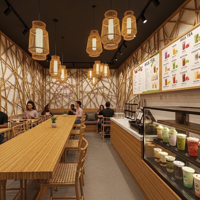 Bamboo Milk Tea Shop: Authentic & Stylish Cafe Experience Bamboo Milk Tea Shop: Authentic & Stylish Cafe Experience
