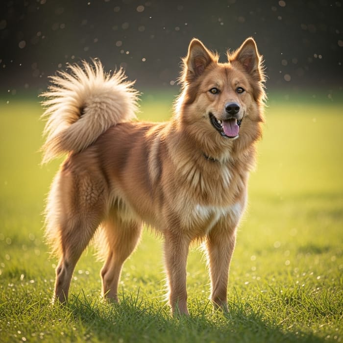 Sandy-Brown Energetic Dog in Beautiful Setting | Cute Puppy Sandy-Brown Energetic Dog in Beautiful Setting | Cute Puppy