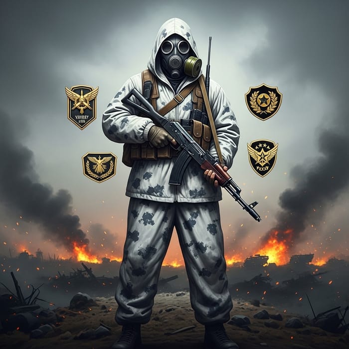 Warzone Top Winner Ghost AK-47 | Ultimate Ghost Apparel