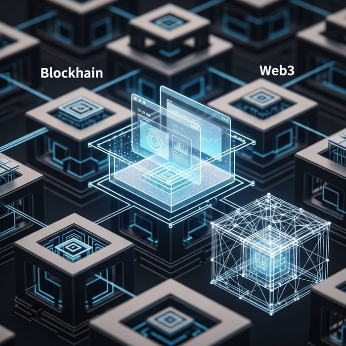 Blockchain and Web3 Domains: Abstract & Artistic