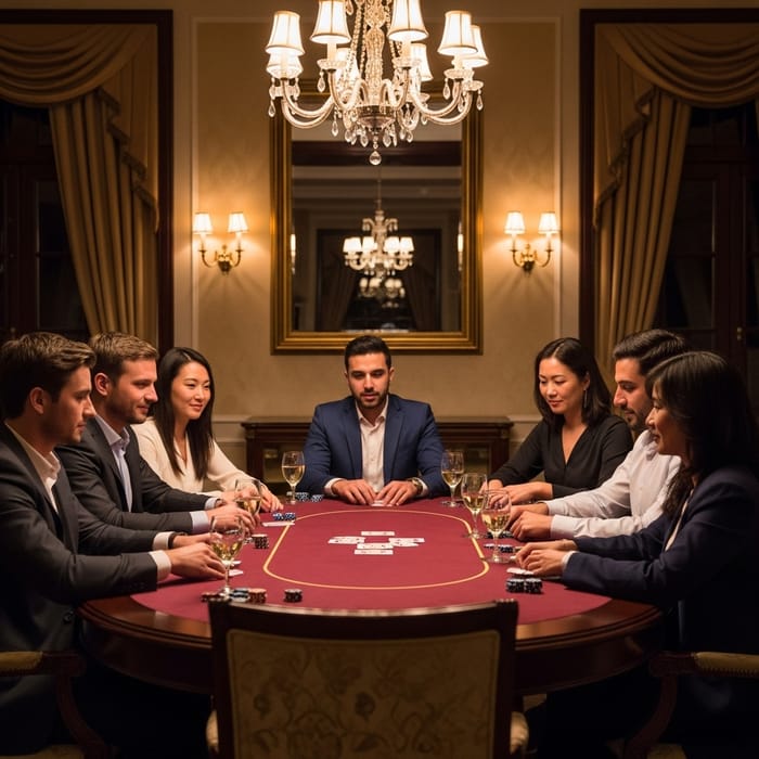 High-Stakes Poker Tournament | Diverse Player Showdown