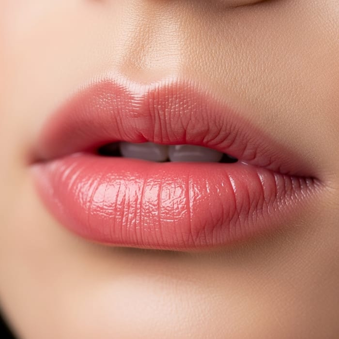 Smooth and Kissable Lips in Romantic Setting Smooth and Kissable Lips in Romantic Setting
