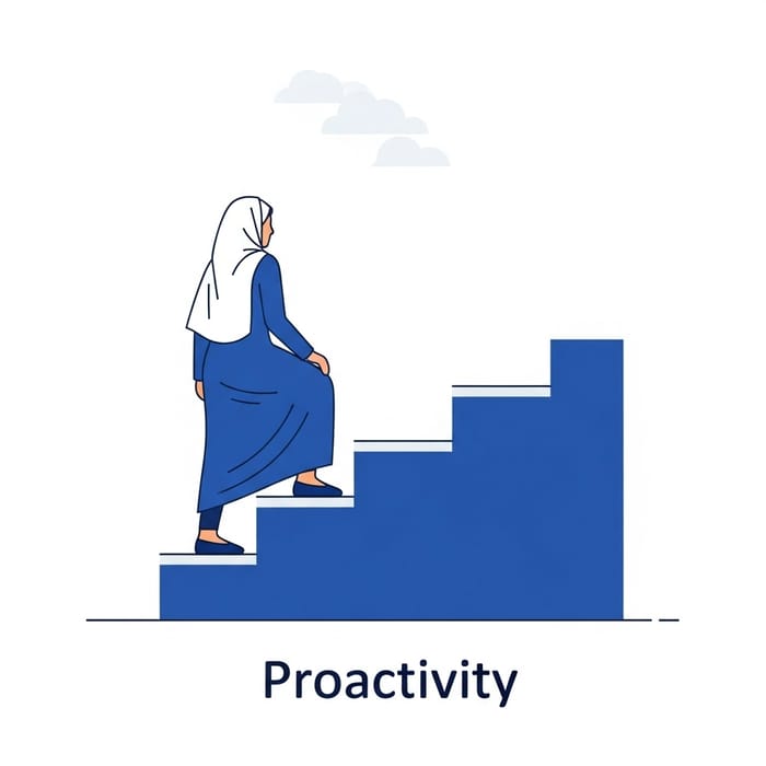 Proactive Icon for Progress | Modern Design Proactive Icon for Progress | Modern Design