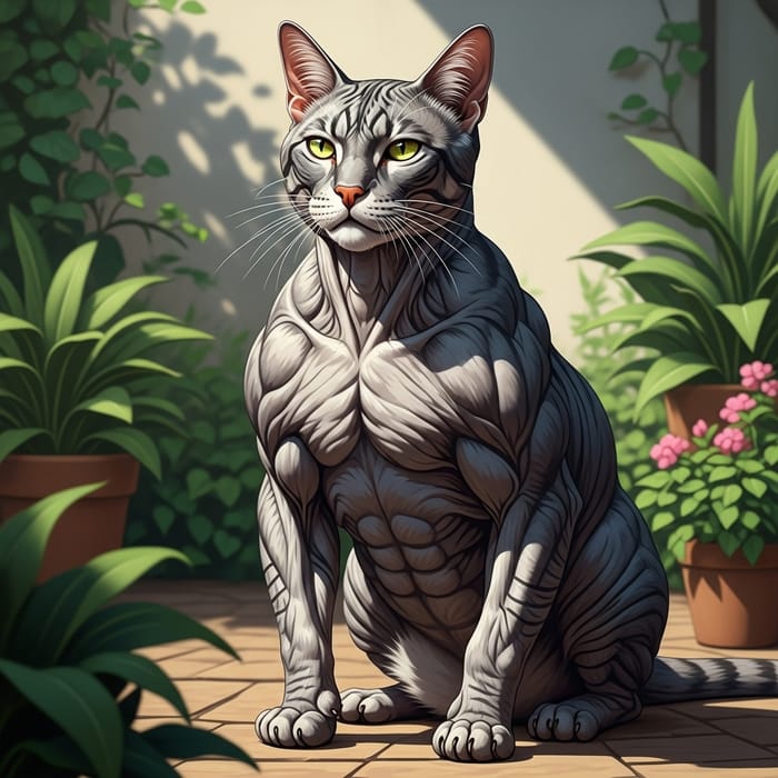 Strong Cat - Power and Strength Personified Strong Cat - Power and Strength Personified