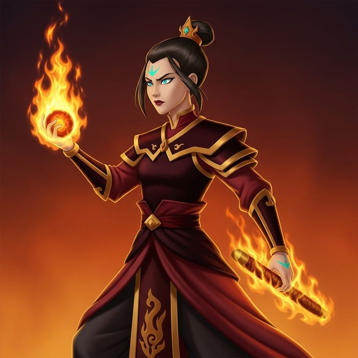 Azula Avatar Character | Nalgona Fire Nation