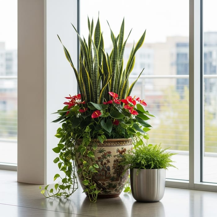Beautiful and Unique Nature Plant Arrangement