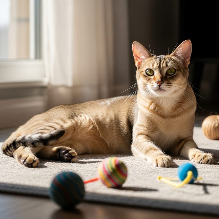 Charming Cat: A Playful and Agile Companion