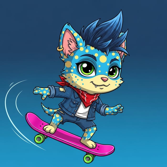 New Cartoon Character: Cool, Edgy, Adventurous