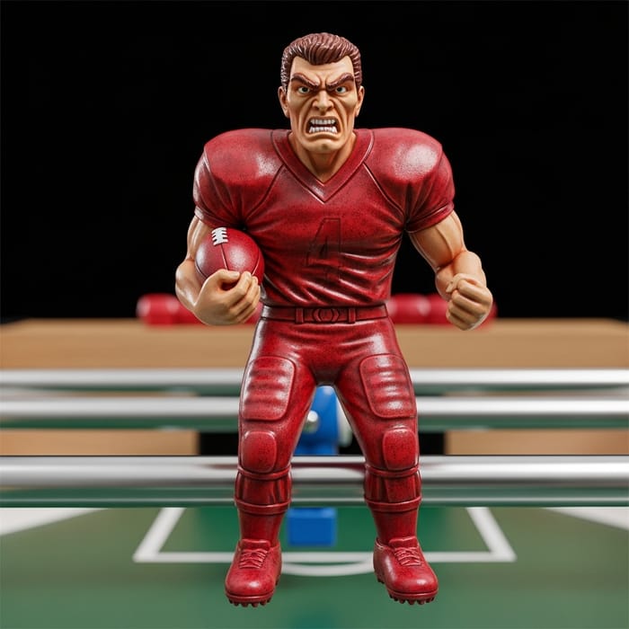Aggressive Foosball Player: A Mean Look Aggressive Foosball Player: A Mean Look
