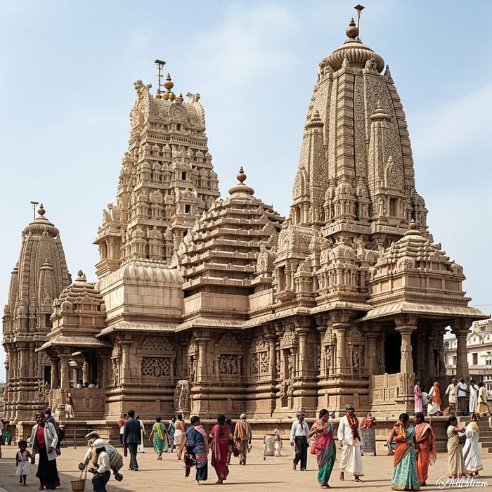 Ram Mandir 1980 in Traditional Indian Architecture