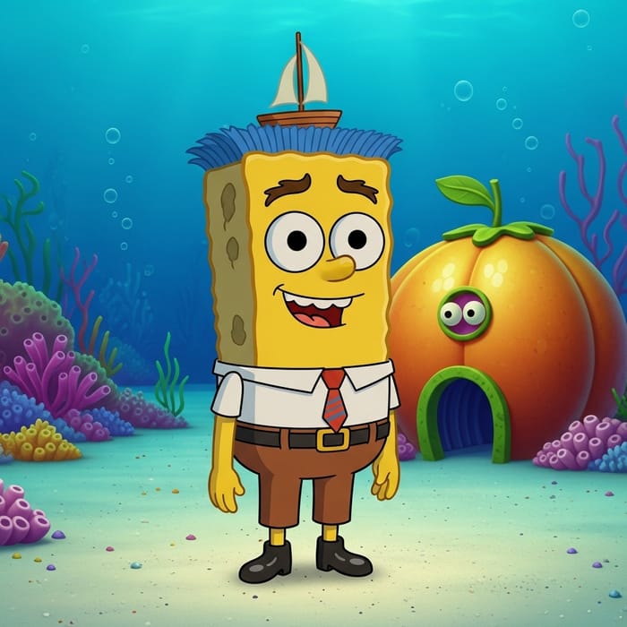 SpongeBob Man Costume | Fun SpongeBob Movie Character Outfit