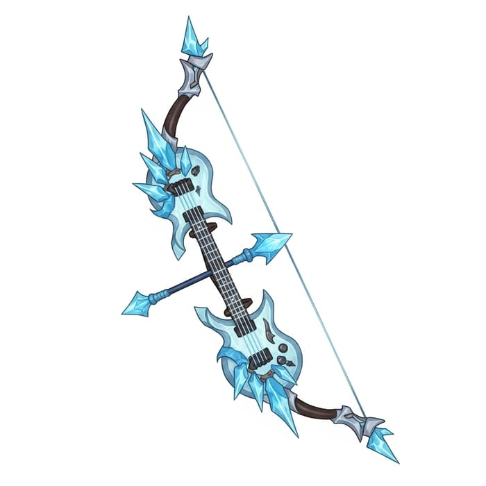 Unique Guitar-Inspired Cryo Bow Design