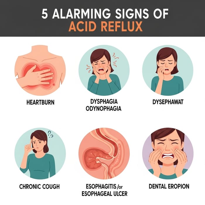 5 Alarming Signs of Acid Reflux 5 Alarming Signs of Acid Reflux