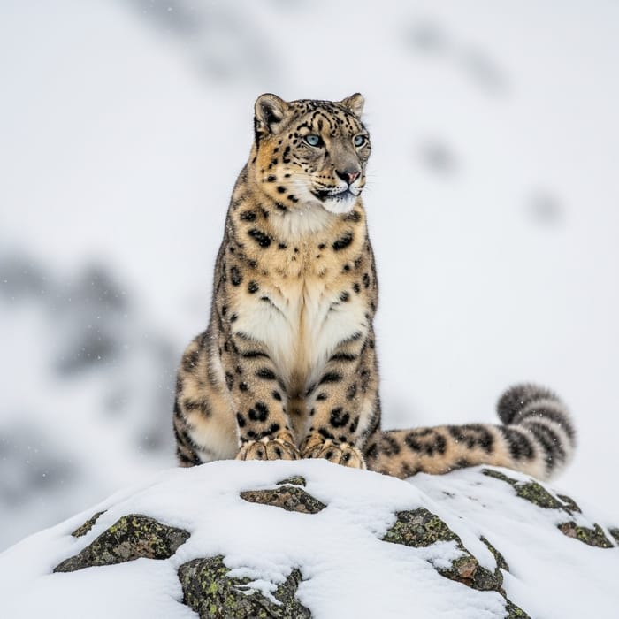 Majestic Snow Leopard | Stunning Wildlife Photography