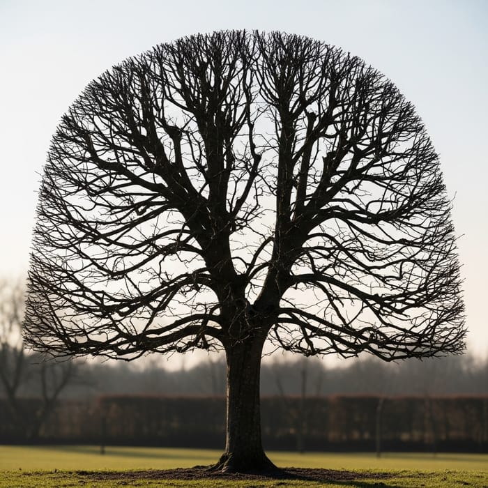 Beautifully Pruned Tree - Natural Symmetry Beautifully Pruned Tree - Natural Symmetry