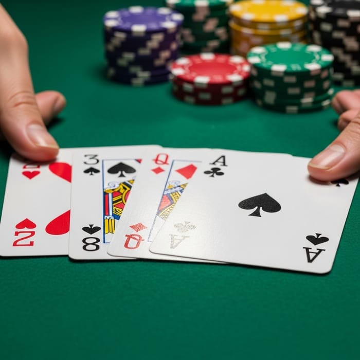 Winning Poker Hand: Two of Hearts, Three of Spades, and More