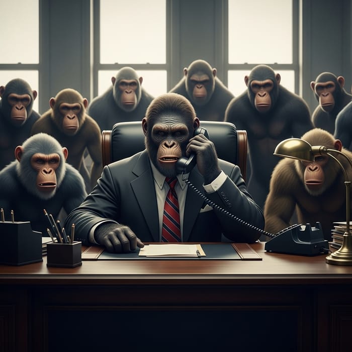 Mafia Ape Boss Organizing Primate Society Mafia Ape Boss Organizing Primate Society