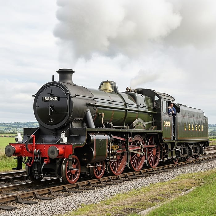LB&SCR E2 Class Steam Locomotive Model Image