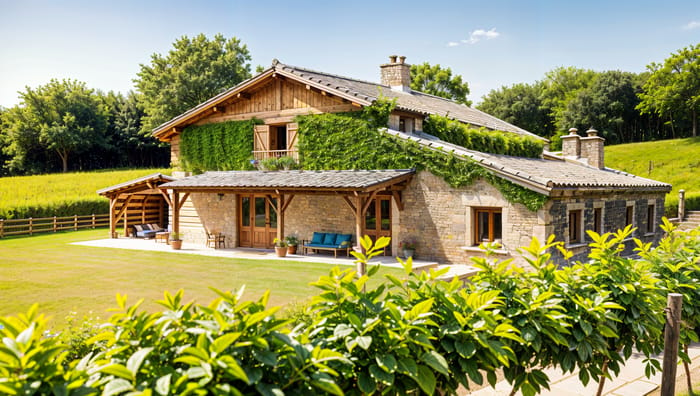 Charming French Country House Exterior Design