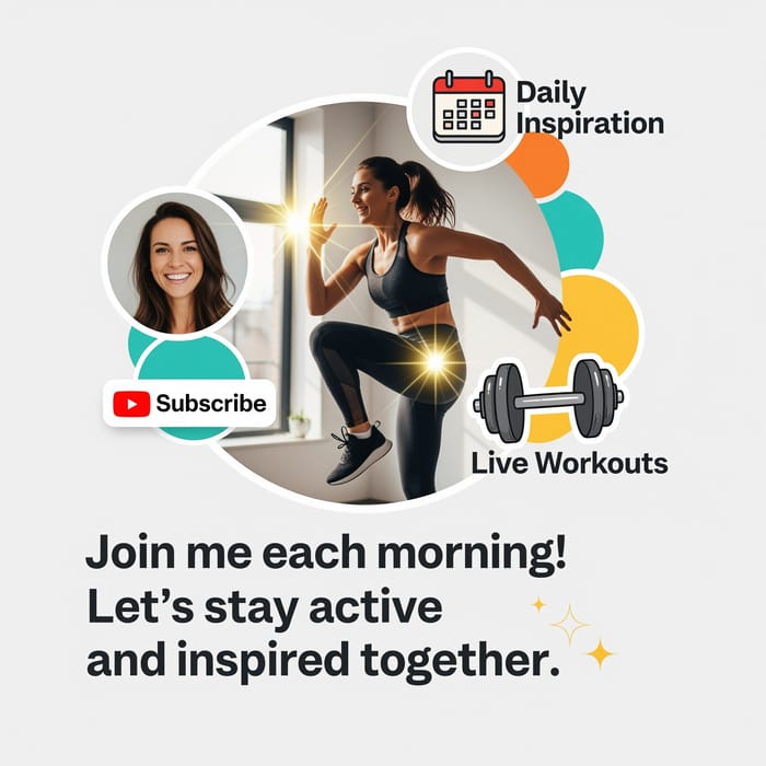 Subscribe for Daily Motivation & Live Workouts! Subscribe for Daily Motivation & Live Workouts!