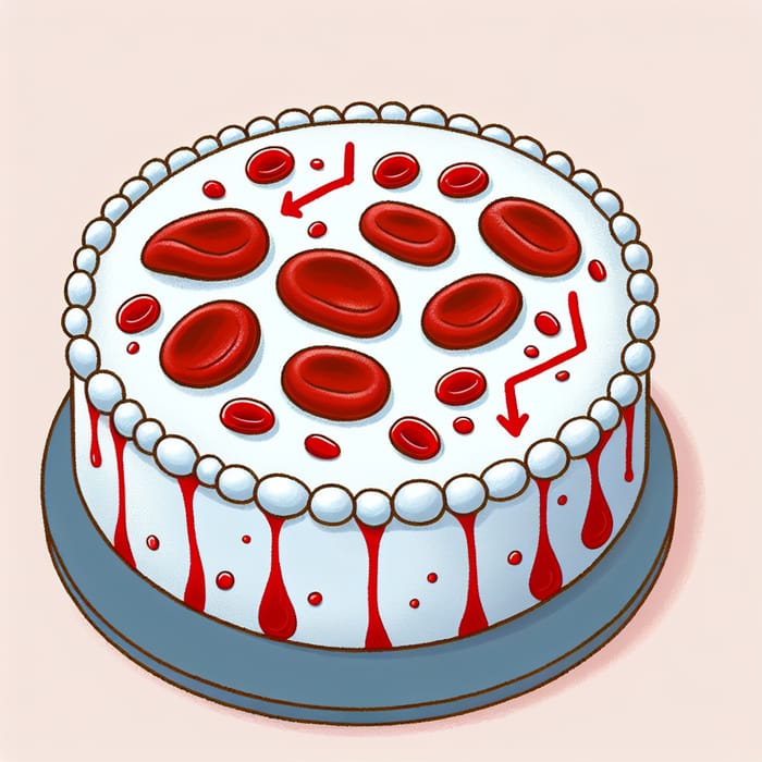 Creative Blood Clotting Cake Design