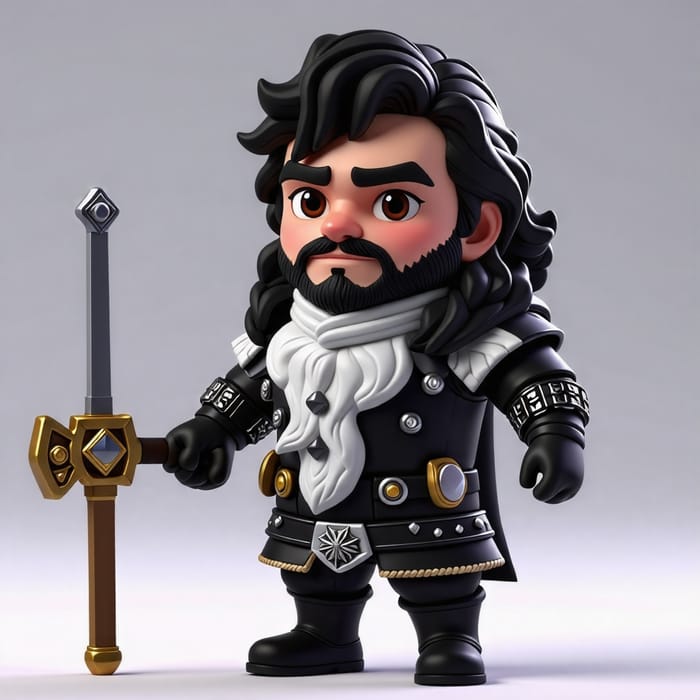 Jon Snow 3D Artstation Behance Disney Pixar