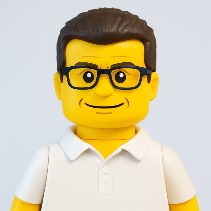 Lego Minifigure Style Portrait