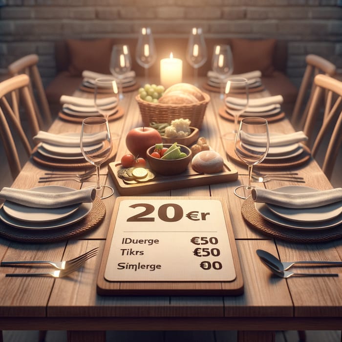 Delicious 20€ Dinner Experience | Affordable Dining Option