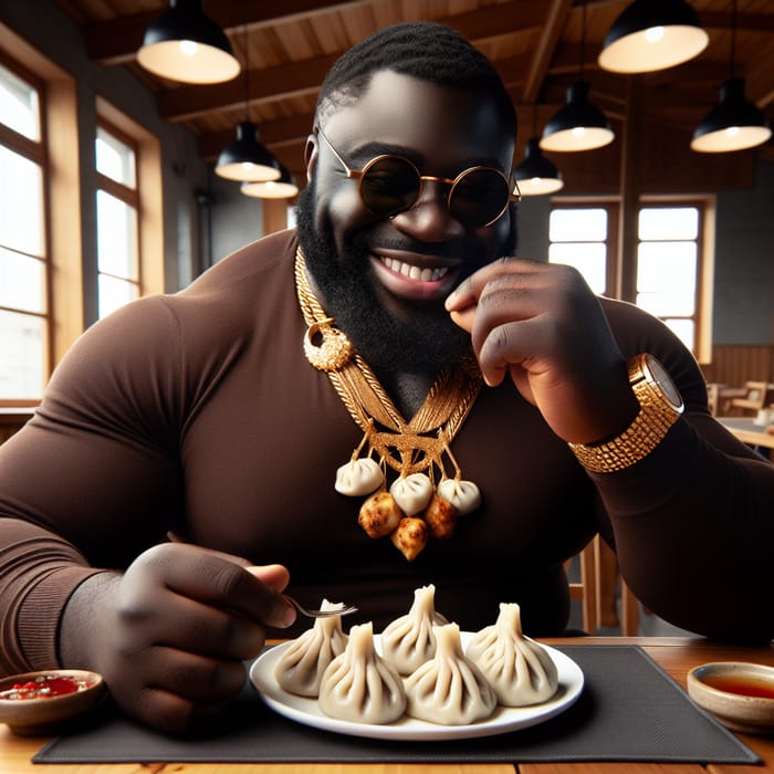 Notorious BIG Enjoys Khinkali: A Culinary Delight