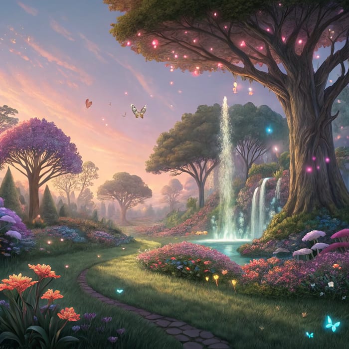 Explore a Magical Fantasy Garden