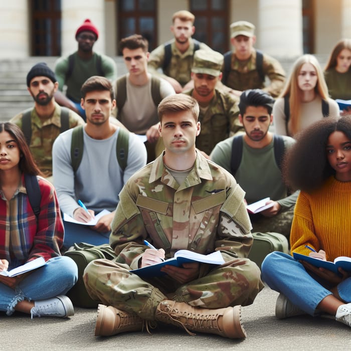 Students Sitting for Military Exams | Exam Success Academy