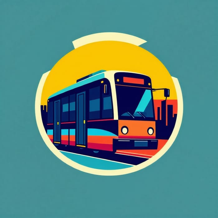 Sleek Public Transportation App Logo | Travel-Inspired Design