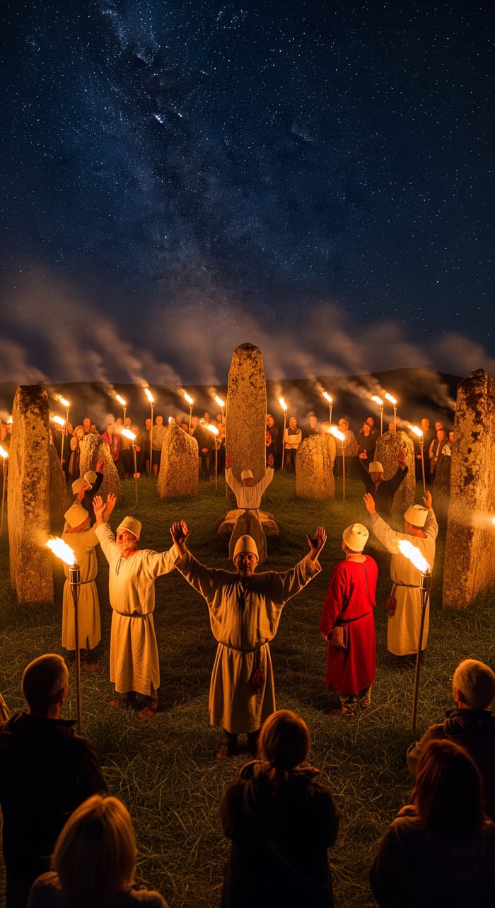 Ancient Illyrian Hilltop Rituals in Photorealism Ancient Illyrian Hilltop Rituals in Photorealism