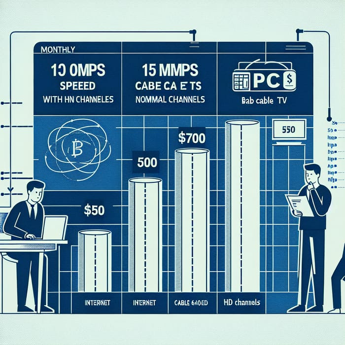 Monthly Internet & Cable TV Plans: 10-30 MBps Speed with Normal & HD channels Monthly Internet & Cable TV Plans: 10-30 MBps Speed with Normal & HD channels