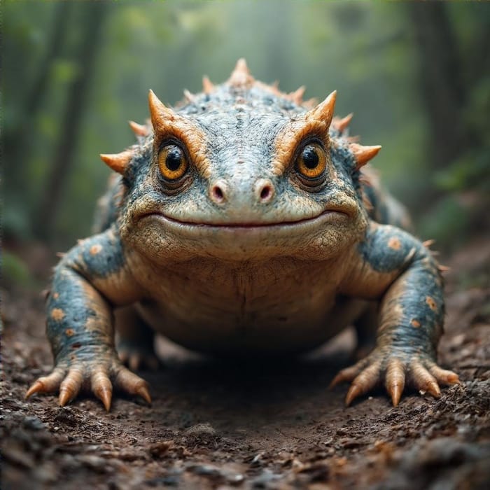 Mysterious Blind Salamander Monster Mysterious Blind Salamander Monster