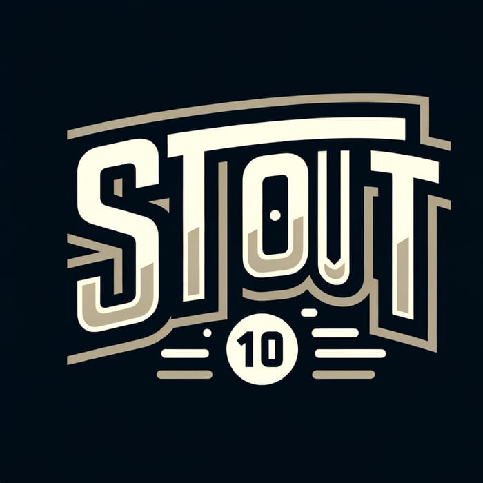 Fierce STOUT T 10 Logo Design | Strength & Resilience