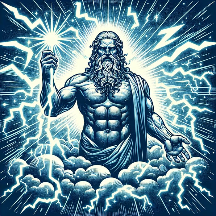 Zeus the Mighty: Mythical God of Thunder and Lightning