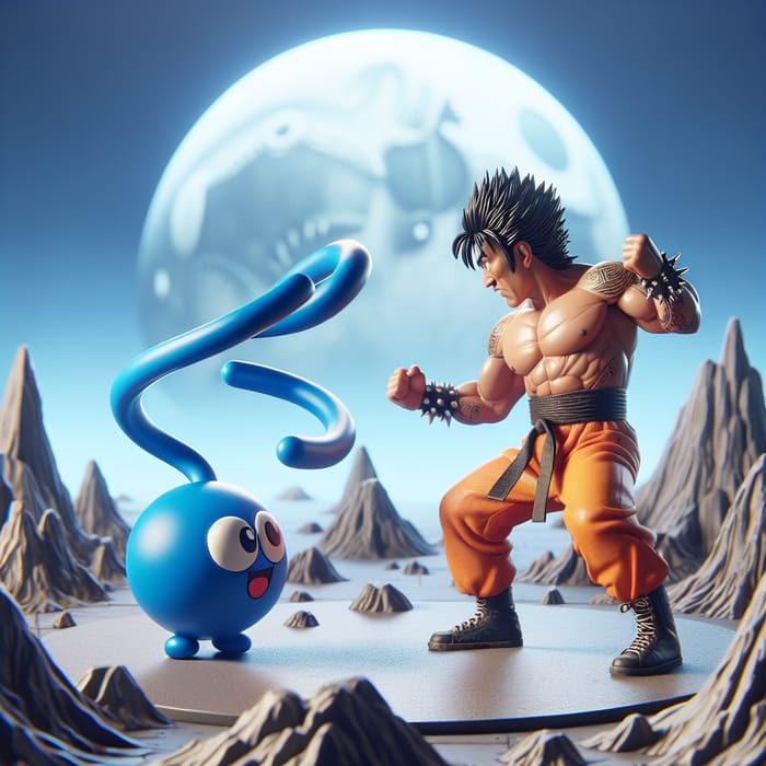 Goku Fights Gumball in Epic Cartoon Showdown