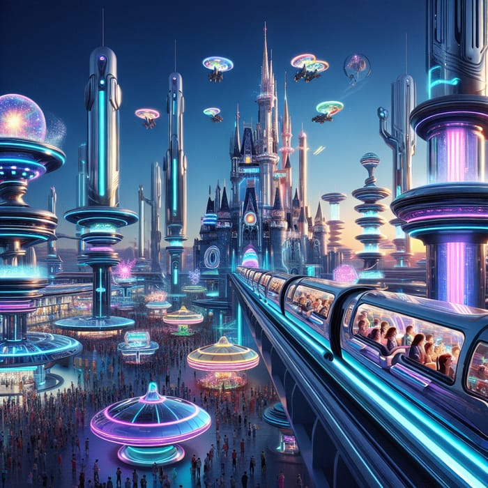 Futuristic Amusement Park at Walt Disney World