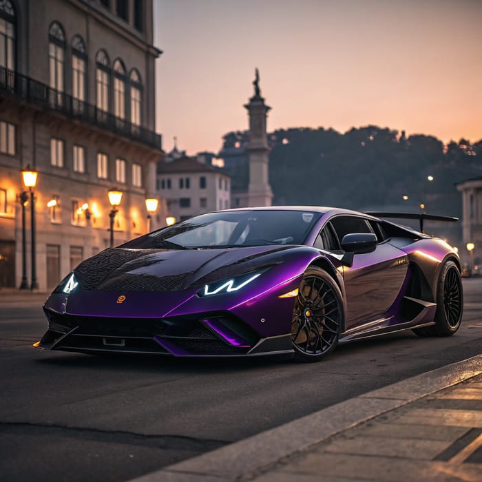 Futuristic Lamborghini Supercar: V12 Power & Style