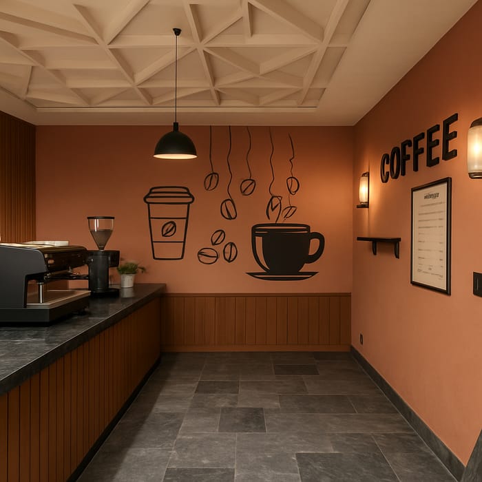 Wall Decoration Ideas for Coffee Shops