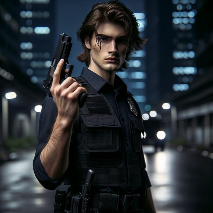 Leon Kennedy on Dark City Street