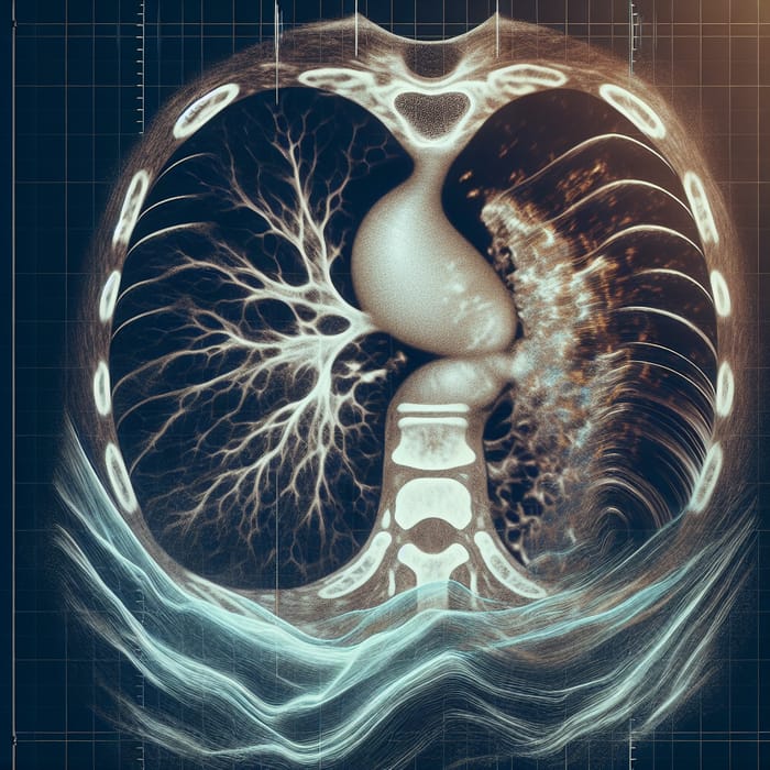 Diaphragmatic Ultrasound Abstract Imaging