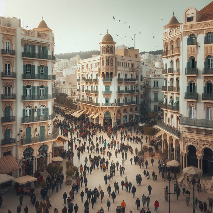 Exploring Blida Square in Toute, Algeria | Authentic Architecture