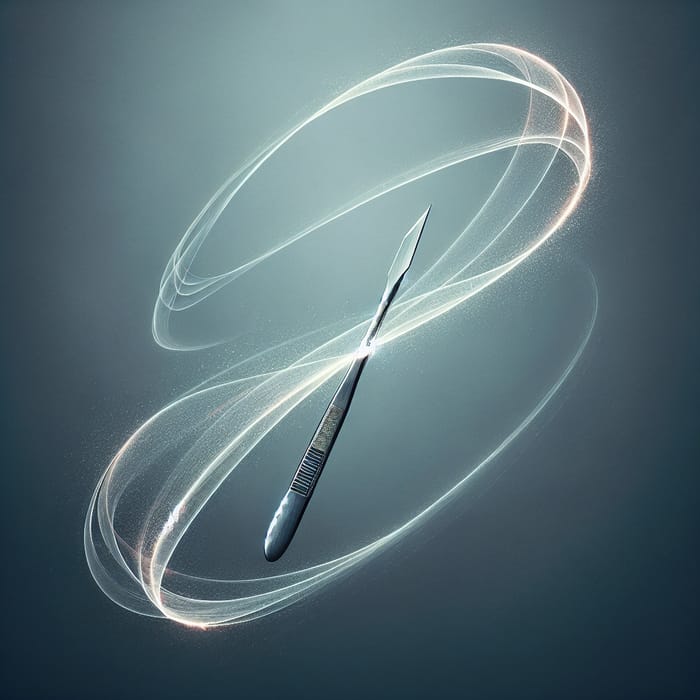 Scalpel's Ethereal Trace: Mesmerizing Motion and Stillness