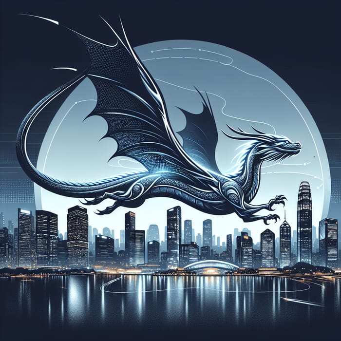 Sky Dragon Logo | Urban Majesty Design