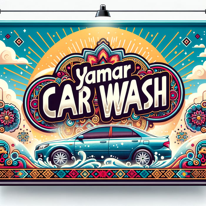 Yamar Car Wash - Car Cleaning with Kazakh Culture Inspiration