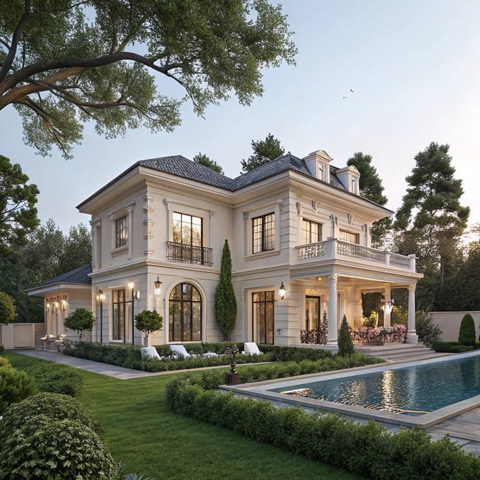 Luxurious Old Money Villa with Pool & Garden