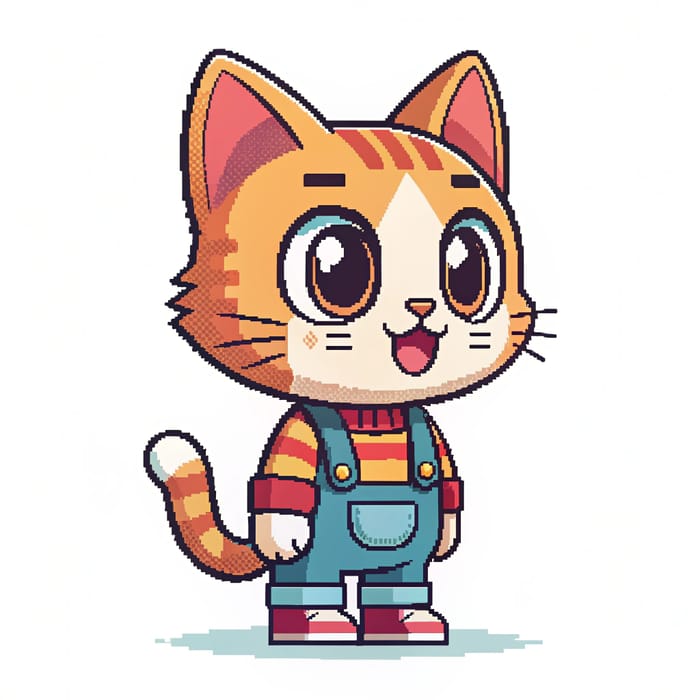 Pixel Cat for Games - Retro Style Art